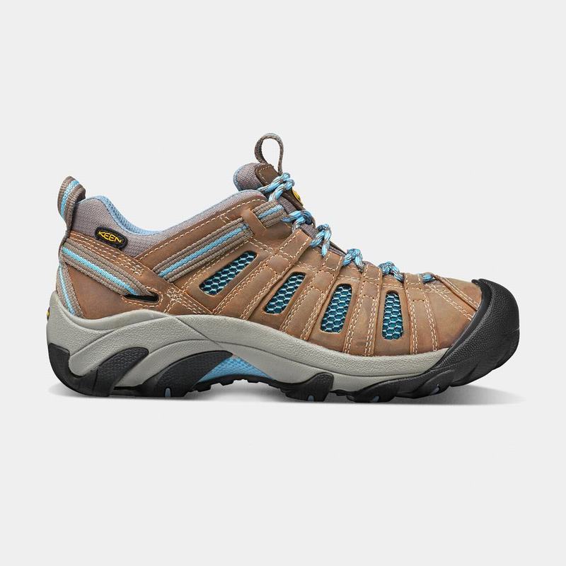 Zapatos Trekking Keen Voyageur Para Mujer Marrom/Azules - Zapatos Keen Mexico (741083-GTP)